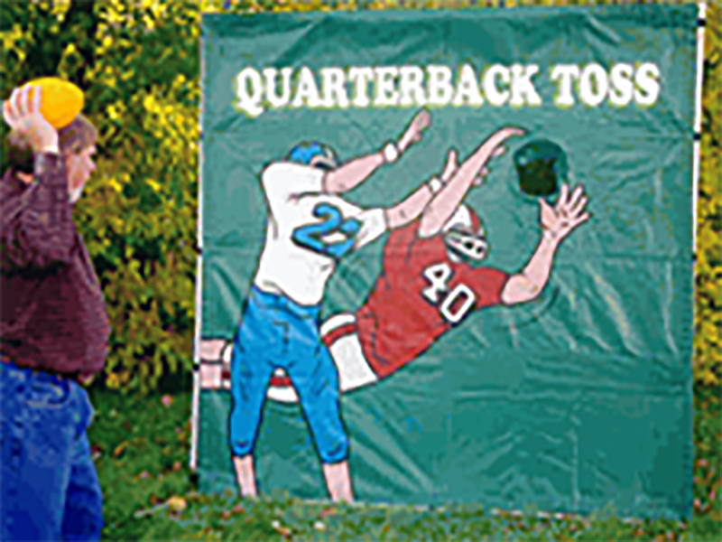 FRAME FOOTBALL TOSS
